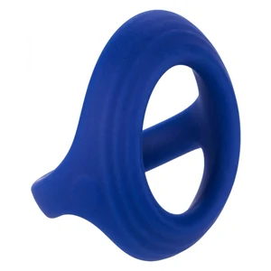 Inel Penis Penis Ball Dual Ring Albastru