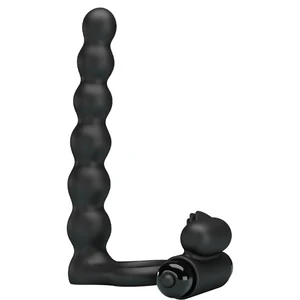 Inel Penis pentru Dublă Stimulare Hercules Negru