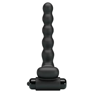 Inel Penis pentru Dublă Stimulare Hercules Negru