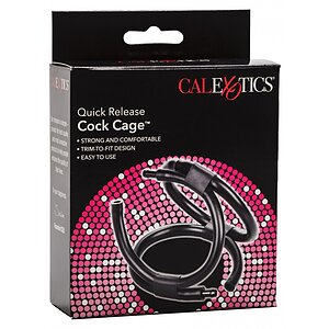 Inel Penis Quick Release Cage Negru