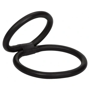 Inel Penis Quick Release Double Helix Negru pe Denysa.ro
