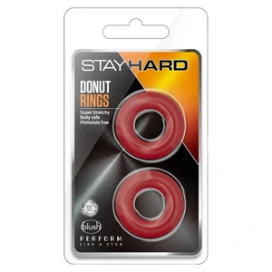 Inel Penis Stay Hard Donut Roșu
