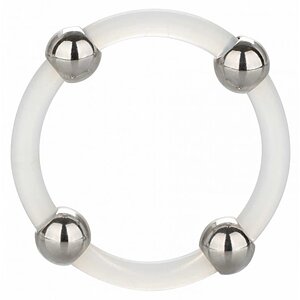 Inel Penis Steel Beaded Silicone Transparent Inel Penis Steel Beaded Silicone Transparent pe Denysa.ro