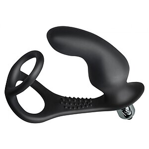 Inel Penis Stimulator Prostată Ro-Zen Pro Negru pe Denysa.ro