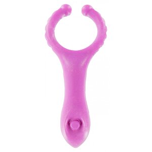 Inel Penis Vibrating Clitoris Stim C-Ring Roz