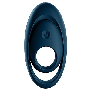 Inel Penis Vibrator Glorious Duo Albastru pe Denysa.ro