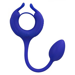 Inel Penis Weighted Albastru pe Denysa.ro