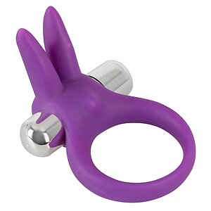Inel Pentru Penis Cu Vibrații Rabbit Mov pe Denysa.ro