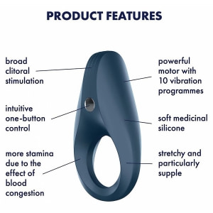 Inel Satisfyer Rings Negru