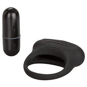 Inel Pentru Erectie Cu Vibratii Silicone Lovers Negru