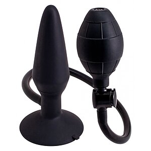Inflatable Anal Plug M Negru pe Denysa.ro