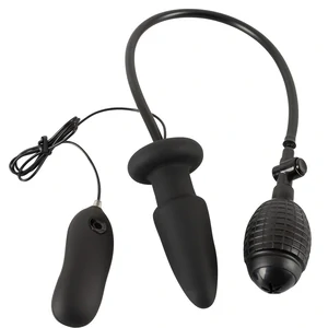 Inflatable Vibrating Anal Plug Negru Inflatable Vibrating Anal Plug Negru pe Denysa.ro