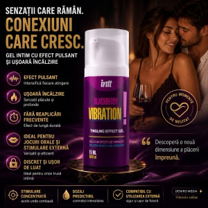 Intt Vibration Blackberry — Gel Intim Mure, Efect Pulsant