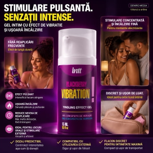 Intt Vibration Blackberry — Gel Intim Mure, Efect Pulsant