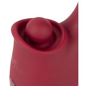 JAVIDA 3 Funcții — Vibrator cu împingere, 10 Moduri Roșu