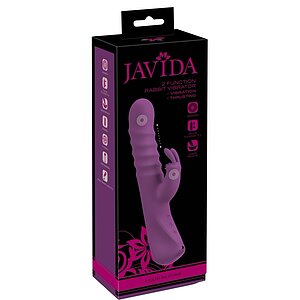Vibrator Rabbit Cu Impingere Si Stimulator Clitoral