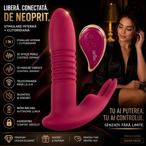JAVIDA RC Hands-free 3în1 — 10+10 Moduri, Reîncărcabil, Discret Roșu