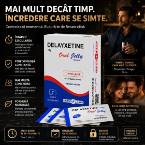 Jeleu Ejaculare Precoce Delayxetine 7 plicuri