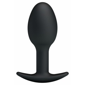 Anal Plug Cu Bilă Grea În Interior Negru pe Denysa.ro