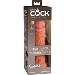 Dildo Silicon Densitate Duala Tan 22 Cm