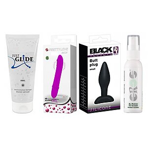 Kit Aventură Intensă: Plug, Lubrifiant și Vibrații pe Denysa.ro