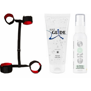 Kit Plăcere Intensă: Set BDSM + Lubrifiant Anal pe Denysa.ro