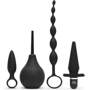 Kit Plug Anal Starter Pleasure Overload Negru Kit Plug Anal Starter Pleasure Overload Negru pe Denysa.ro