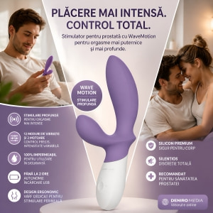 LELO Loki Wave 2 - Stimulator Prostată 12 Moduri, Mov