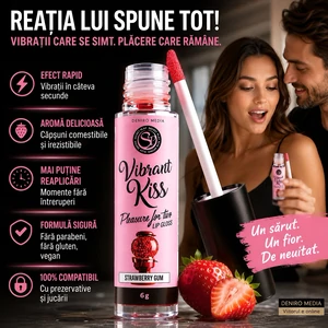 Lip Gloss Vibrant Kiss Căpșuni 6g