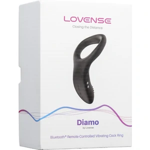 Lovense Diamo Vibrating Ring Negru