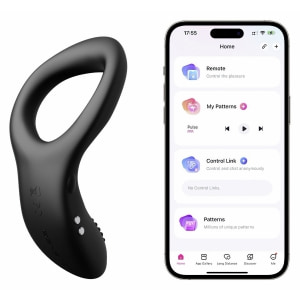 Lovense Diamo Vibrating Ring Negru Lovense Diamo Vibrating Ring Negru pe Denysa.ro