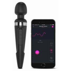 Lovense Domi 2 Mini Wand Massager Negru pe Denysa.ro