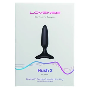 Lovense Hush 2 Anal Plug XS 25 mm Negru