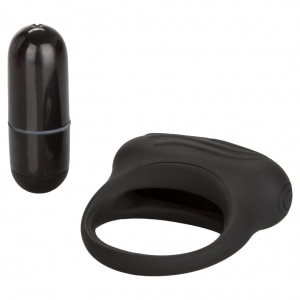 Inel Vibrator Lovers Negru pe Denysa.ro
