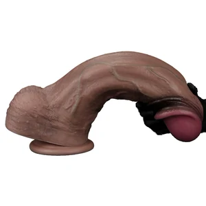 Lovetoy Dildo Dual-Layer XXL 33 cm – Realist, 7.6 cm Maro