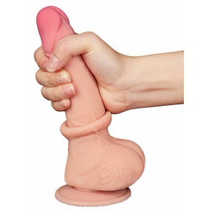 LoveToy Dildo Sliding-Skin 19.5 cm, Ø 3.5 cm - Realist