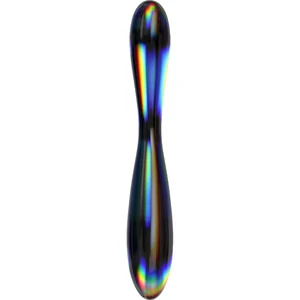 Lovetoy Double Delight - Jucărie Dublă Din Sticlă 23,2 cm Transparent