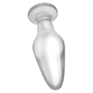 Lovetoy Glass Romance Dop Anal Din Sticlă Transparent 12 cm