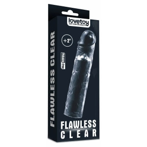 Lovetoy Shameless Clear: Manșon Elastic +5 cm Transparent
