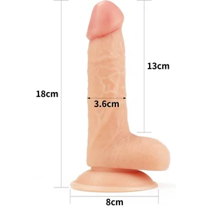 Lovetoy Ultra Soft Dude 18cm Textură Realistă