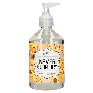 Lubrifiant Anal pe Baza de Apa Never Go In Dry 500 ml