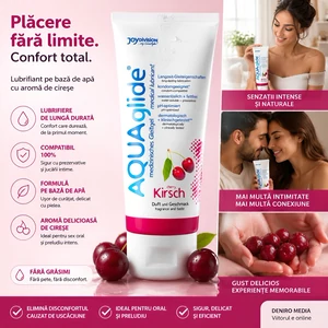 Lubrifiant AQUAglide Aromă Cireșe 100ml