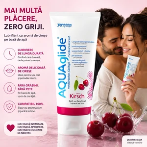 Lubrifiant AQUAglide Aromă Cireșe 100ml