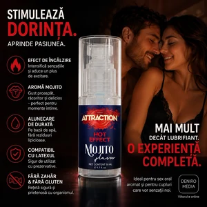 Lubrifiant Attraction Heat Mojito 50ml