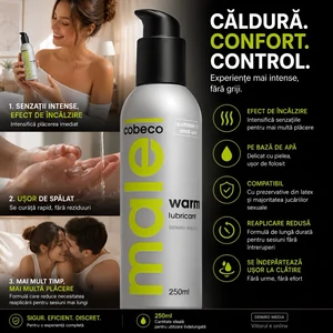 Lubrifiant cu Efect de Încălzire Male 250ml