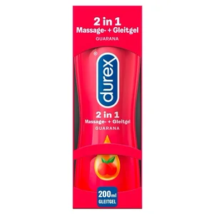 Lubrifiant Durex Play 2 în 1 Massage Guarana 200ml