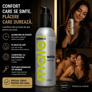 Lubrifiant Male White Cobeco 250ml