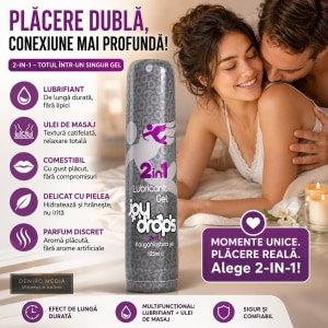 Lubrifiant Picăturile Plăcerii 2-in-1 Incitant 125ml