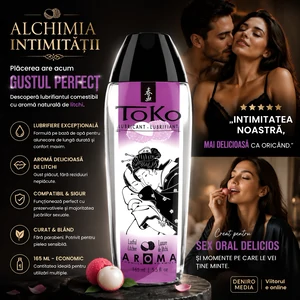 Lubrifiant Shunga Aromă Lustful Litchee 165 ml