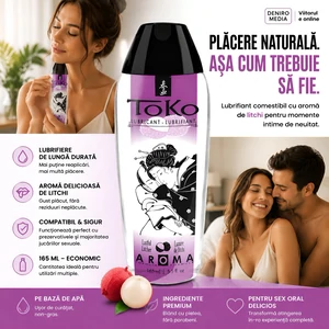 Lubrifiant Shunga Aromă Lustful Litchee 165 ml